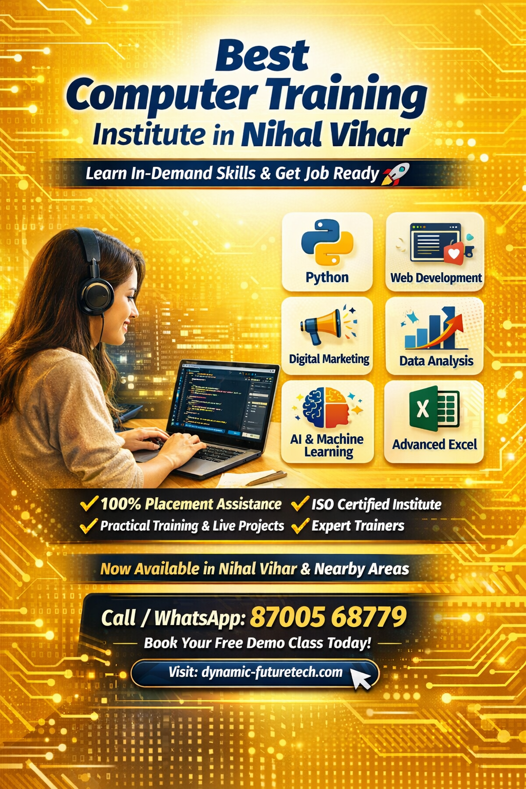 Best Computer Training Institute in Nihal Vihar