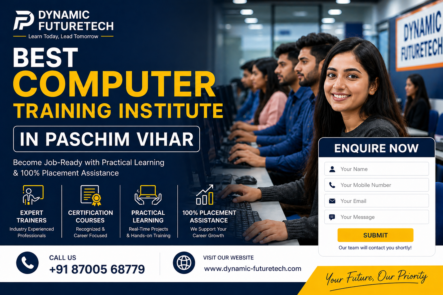 best computer insititute in Paschim Vihar