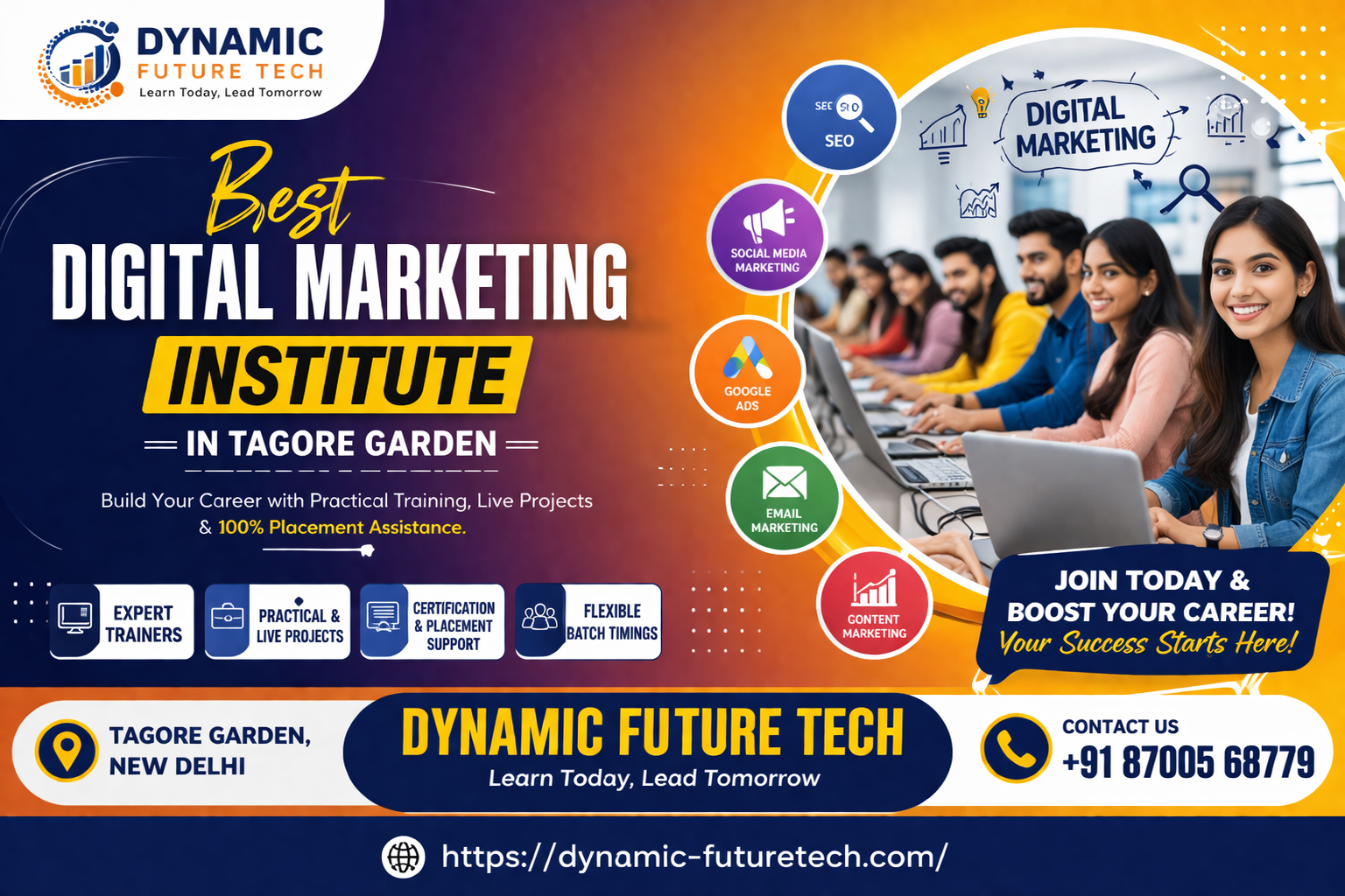 Best Digital Marketing Institute in Tagore Garden