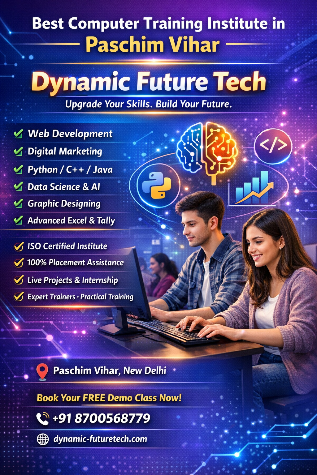 Best Computer Training Institute in Paschim Vihar