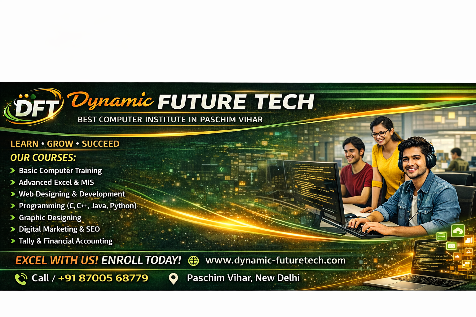 Best Computer Institute in Paschim Vihar