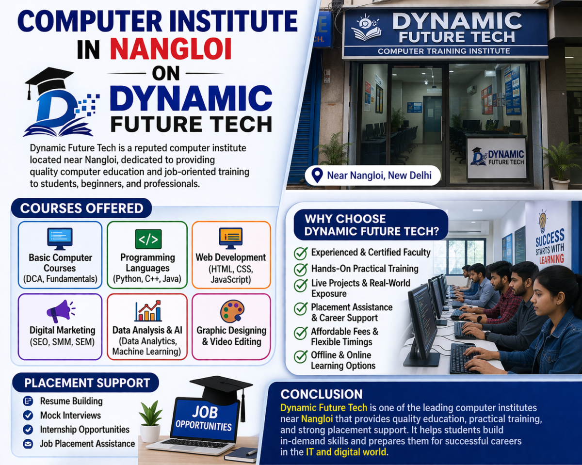 Computer institute in Nangloi - Dynamic Future Tech