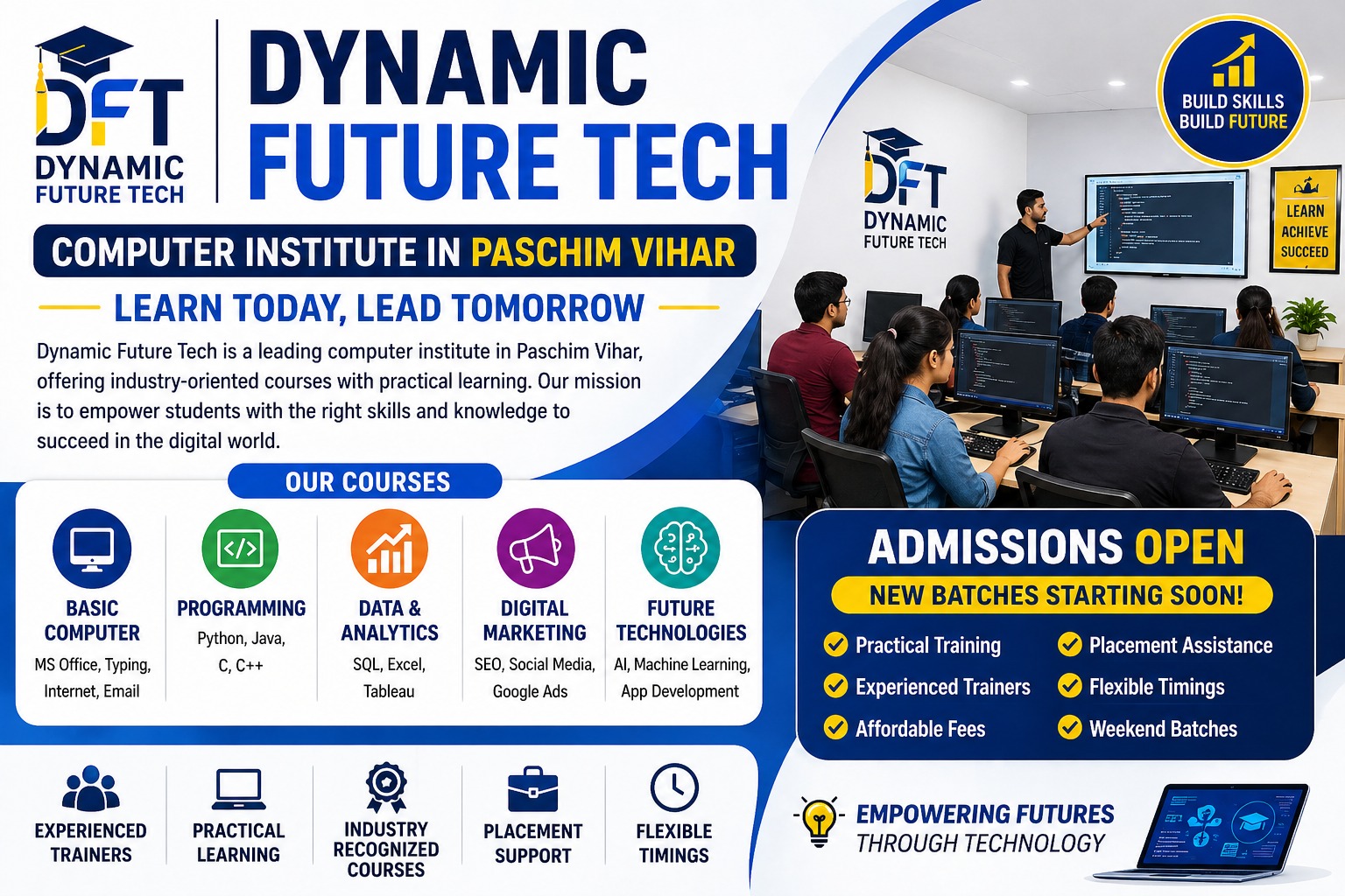 Computer institute in Paschim vihar