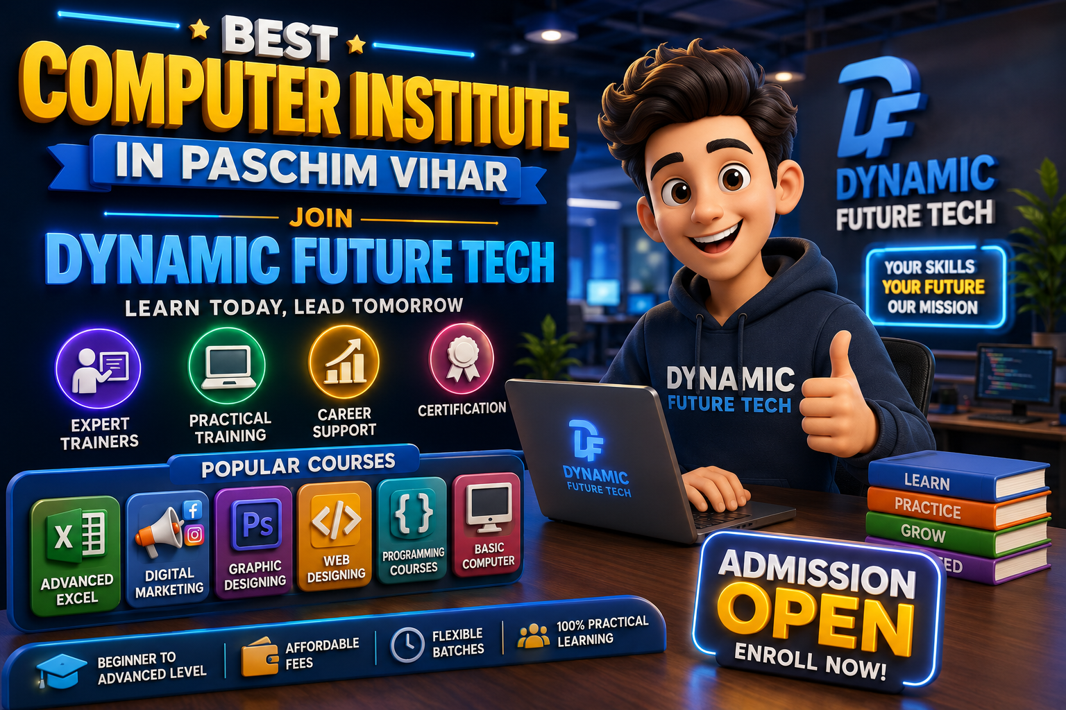 Best Computer Institute in Paschim Vihar