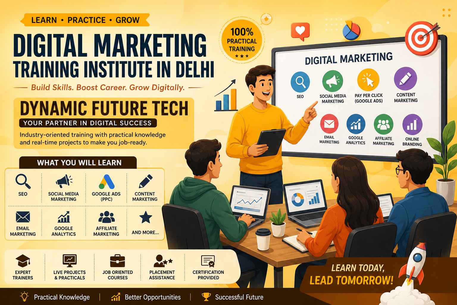 Best Digital Marketing Training Institute in Delhi,
