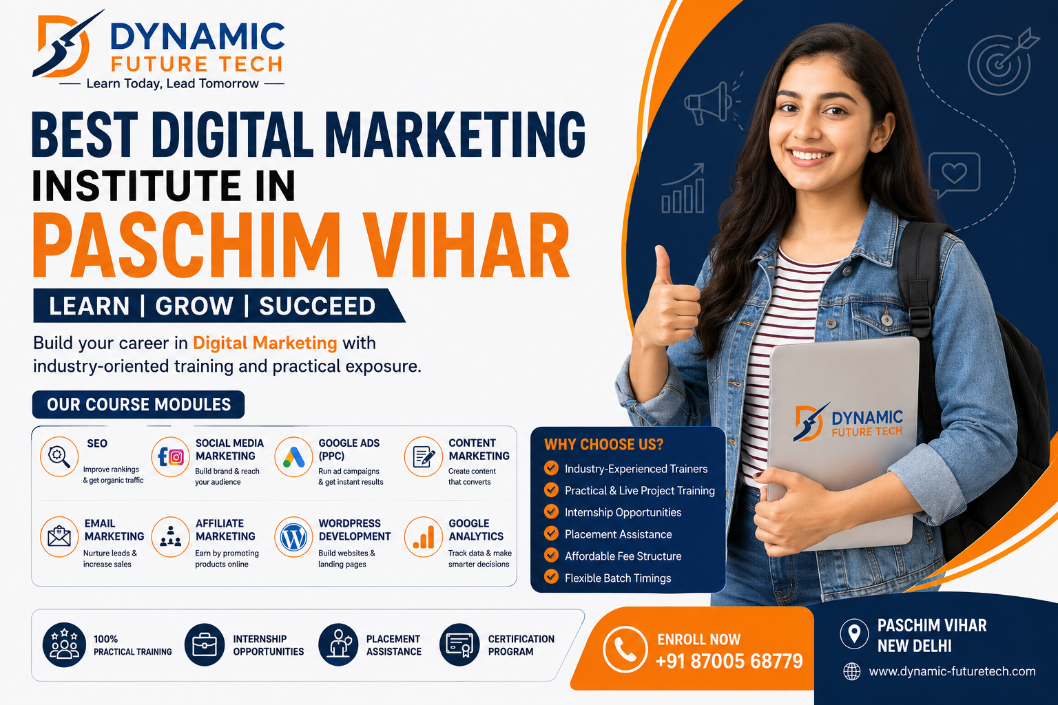 digital marketing institute in Paschim Vihar