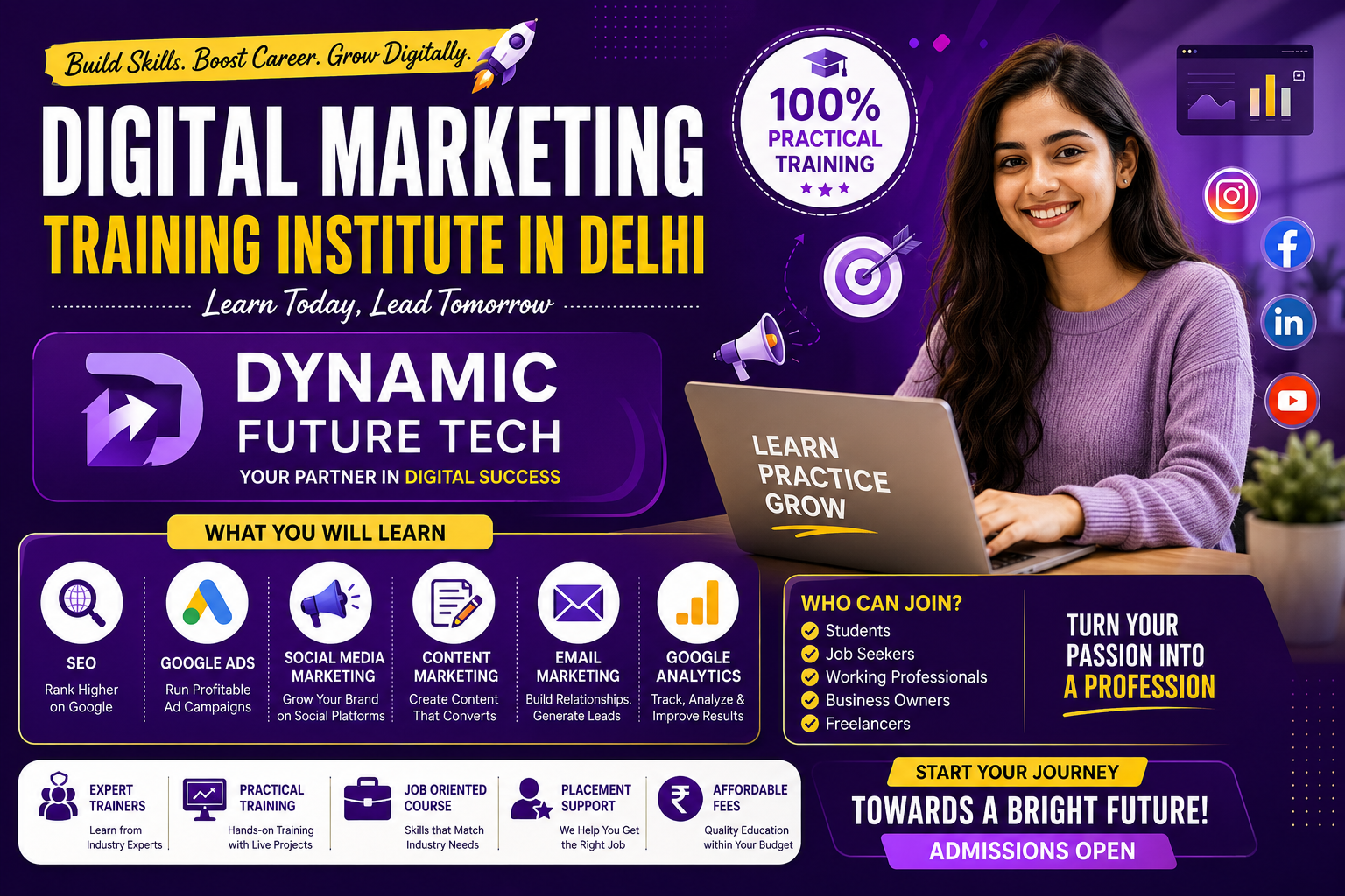 Best Digital Marketing Training Institute in Delhi