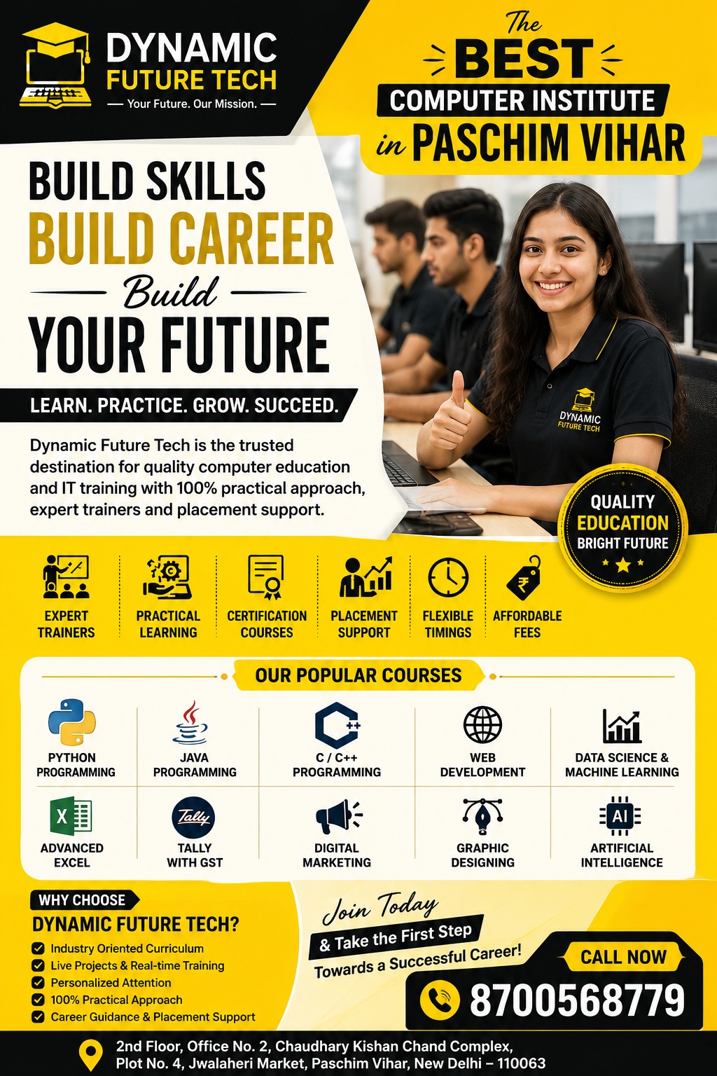 Best Computer Institute in Paschim Vihar
