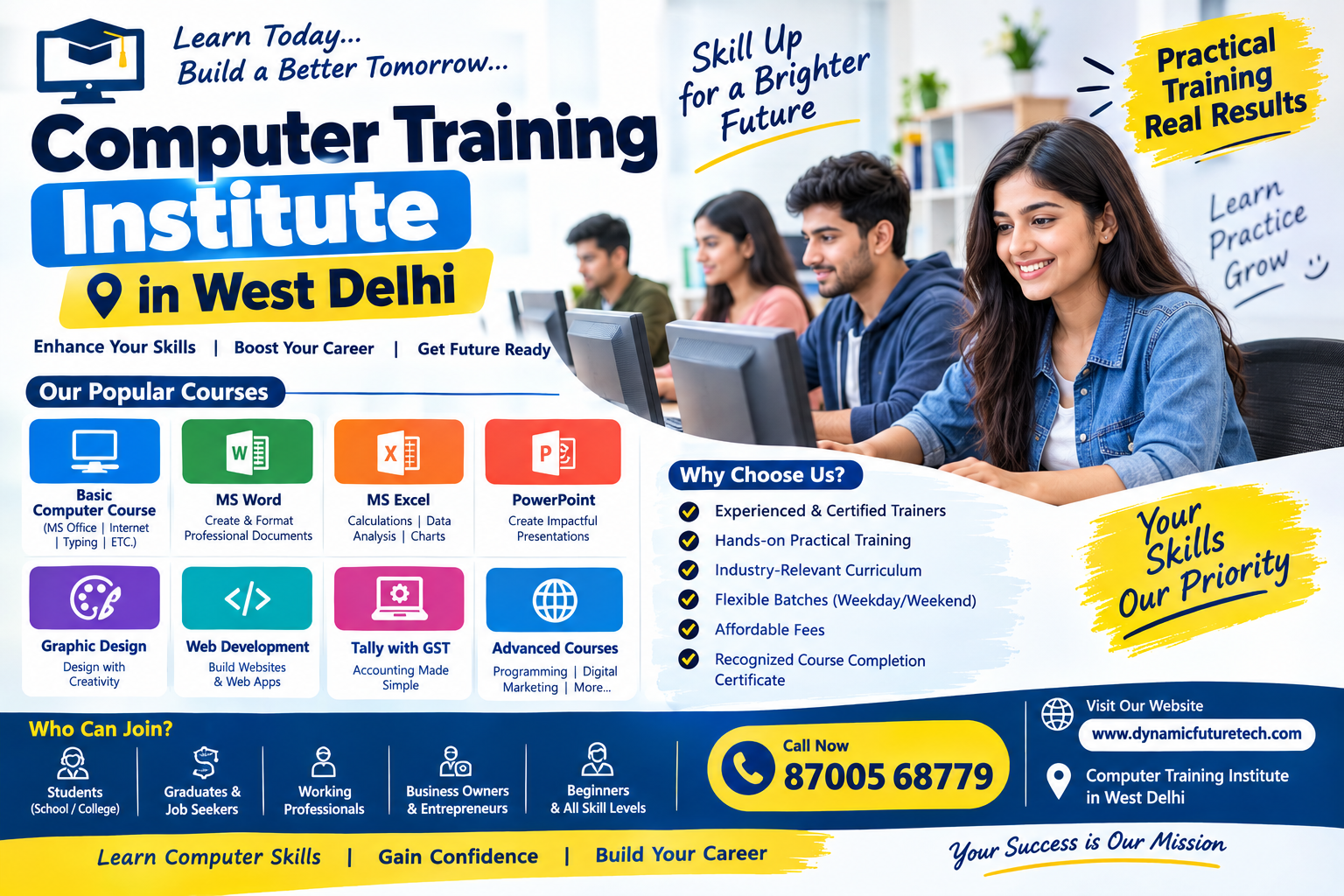 Computer Training Institute in West Delhi