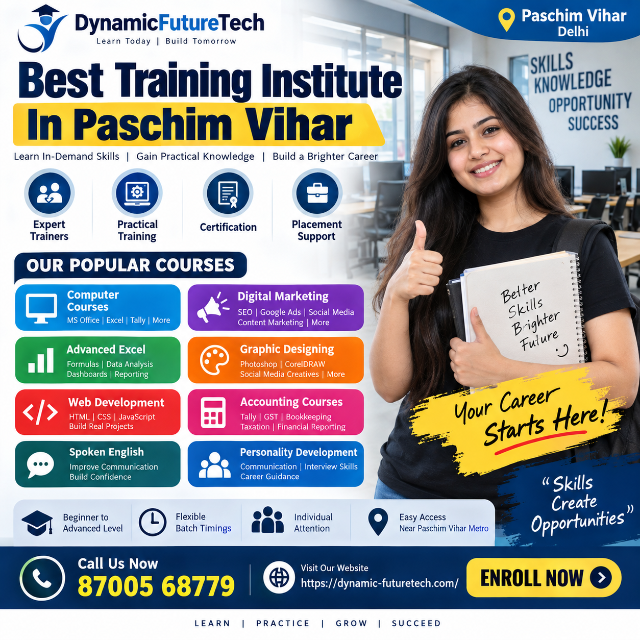 Best Training Institute in Paschim Vihar