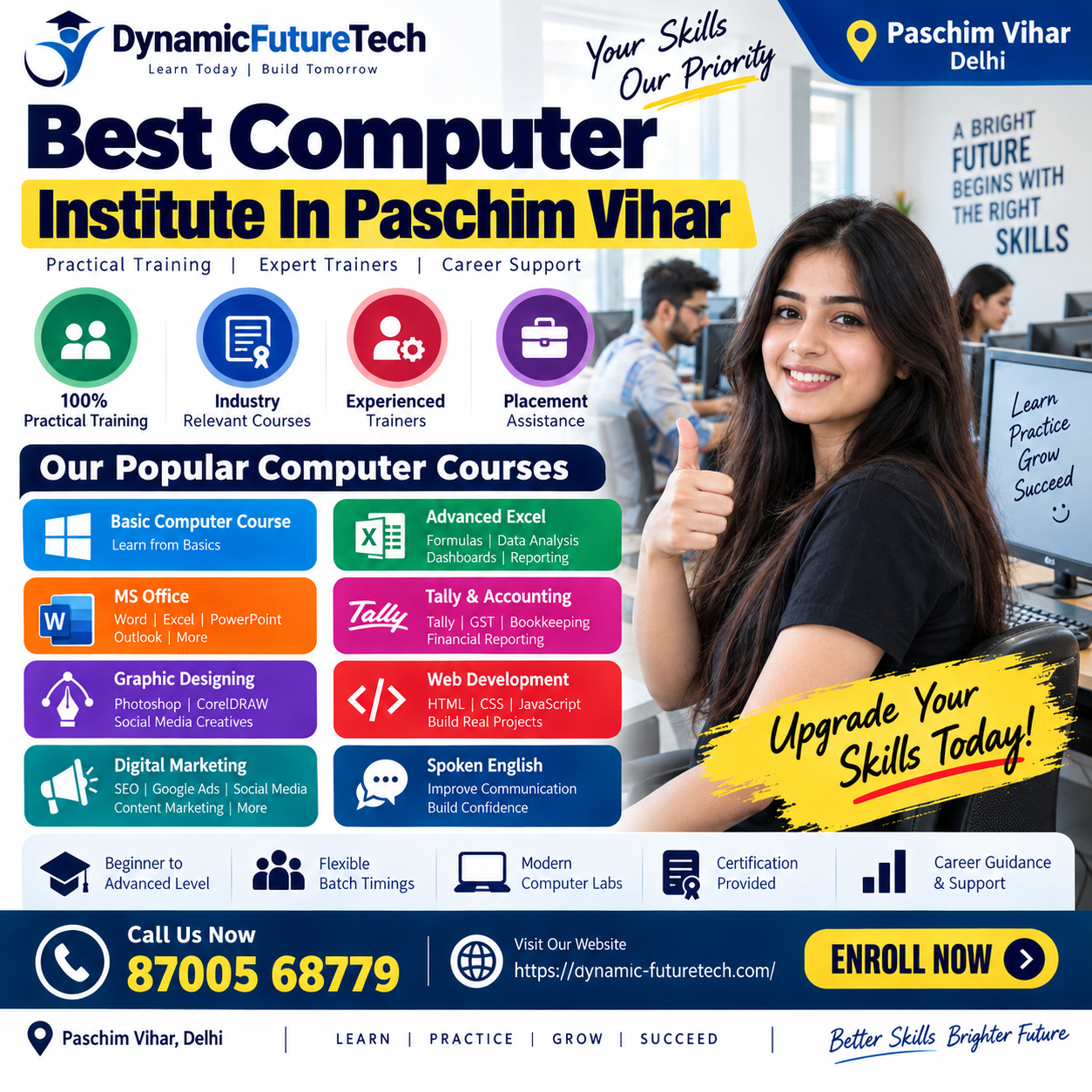 Best Computer Institute in Paschim Vihar